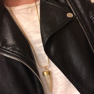 Vince Camuto long gold necklace